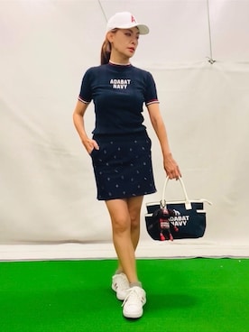 「adabat（アダバット）のアイテム」を使った、lennie12さん（レディース・162cm）の夏コーディネート