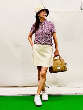 「アイテム（ベルト）」を使った、lennie12さん（レディース・162cm・50代）の夏コーディネート