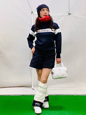「アイテム（ネックウォーマー/スヌード）」を使った、lennie12さん（レディース・162cm）の冬コーディネート