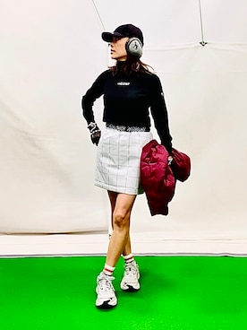 「アイテム（ベルト）」を使った、lennie12さん（レディース・162cm・50代）の冬コーディネート