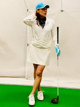 「アイテム（その他、ブルー系）」を使った、lennie12さん（レディース・162cm）の春コーディネート