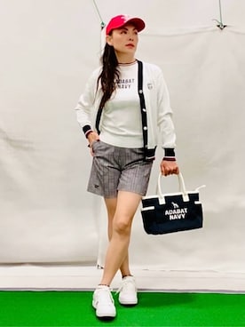 「adabat（アダバット）のアイテム（キャップ）」を使った、lennie12さん（レディース・162cm）の冬コーディネート