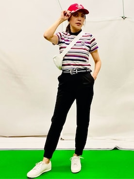 「アイテム（ベルト）」を使った、lennie12さん（レディース・162cm・50代）の春コーディネート