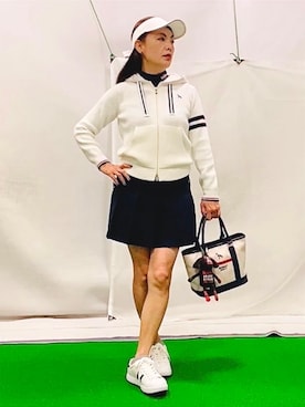 「アイテム（その他、レッド系）」を使った、lennie12さん（レディース・162cm）の秋コーディネート