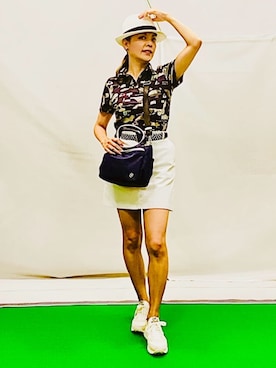 「アイテム（ベルト）」を使った、lennie12さん（レディース・162cm・50代）の夏コーディネート