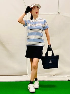 「アイテム（サンバイザー）」を使った、lennie12さん（レディース・162cm）の夏コーディネート