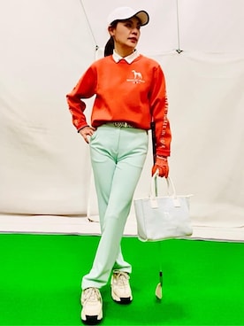 「アイテム（ベルト）」を使った、lennie12さん（レディース・162cm・50代）の春コーディネート
