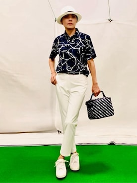 「アイテム（ベルト）」を使った、lennie12さん（レディース・162cm・50代）の春コーディネート