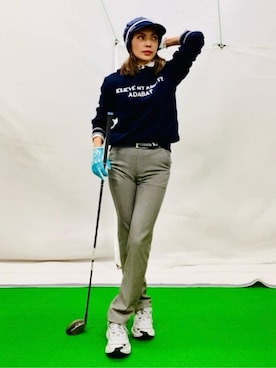 「アイテム（手袋）」を使った、lennie12さん（レディース・162cm）の冬コーディネート