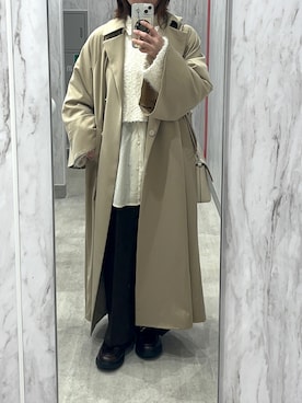 「アイテム（ローファー）」を使った、nozoさん（レディース・152cm・20代）の冬コーディネート