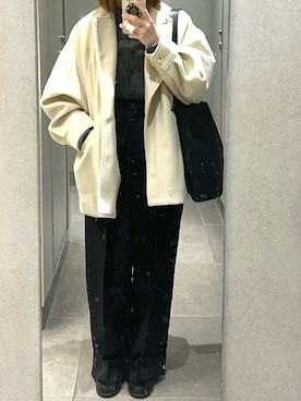 「アイテム（その他アウター）」を使った、nozoさん（レディース・152cm・20代）の冬コーディネート