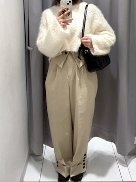 「アイテム（スラックス）」を使った、nozoさん（レディース・152cm・20代）の秋コーディネート