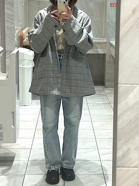 「Kastane（カスタネ）のアイテム（ジャケット/アウター）」を使った、nozoさん（レディース・152cm）の春コーディネート