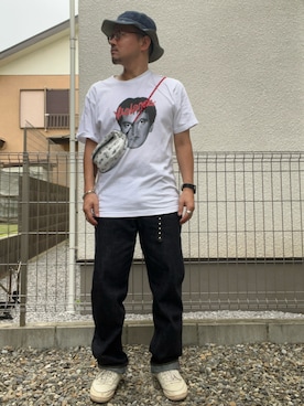 「アイテム（ハット）」を使った、たいやまさん（メンズ・168cm）の秋コーディネート