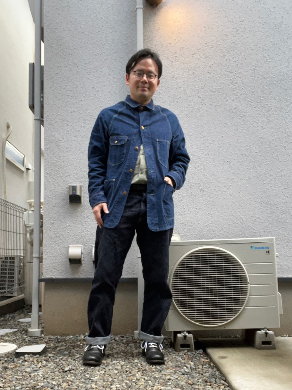 ブ*ー様 春コーデに！orSlow オアスロウ　ショップコート　カバーオール　サ ブ*ー様 春コーデに！orSlow オアスロウ ショップコート