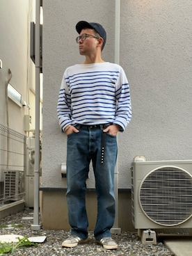 「アイテム（ブレスレット）」を使った、たいやまさん（メンズ・168cm・40代）の秋コーディネート