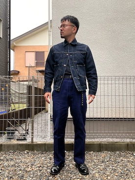 「SANDERS（サンダース）のアイテム」を使った、たいやまさん（メンズ・168cm）の秋コーディネート