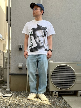 「アイテム（帽子）」を使った、たいやまさん（メンズ・168cm・40代）の春コーディネート