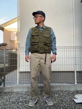 「TOM WOOD（トムウッド）のアイテム」を使った、たいやまさん（メンズ・168cm）の春コーディネート