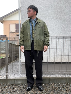 「アイテム（リング）」を使った、たいやまさん（メンズ・168cm・40代）の冬コーディネート