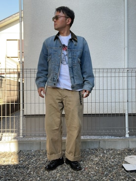 「Barbour（バブアー）のアイテム（ジャケット/アウター）」を使った、たいやまさん（メンズ・168cm）の春コーディネート