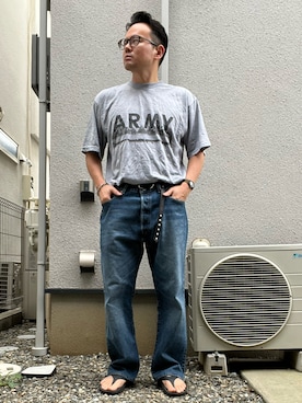 「アイテム（アナログ腕時計）」を使った、たいやまさん（メンズ・168cm）の秋コーディネート