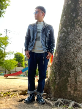 「ROTAR（ローター）のアイテム」を使った、たいやまさん（メンズ・168cm）の春コーディネート