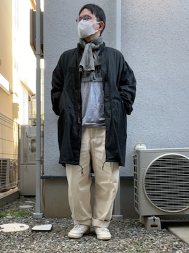 「アイテム（チノパンツ）」を使った、たいやまさん（メンズ・168cm・40代）の冬コーディネート
