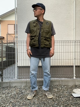 「TOM WOOD（トムウッド）のアイテム」を使った、たいやまさん（メンズ・168cm）の春コーディネート