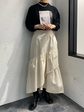 simさん（レディース・151cm）の冬コーディネート