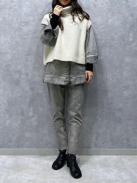 simさん（レディース・151cm）の秋コーディネート