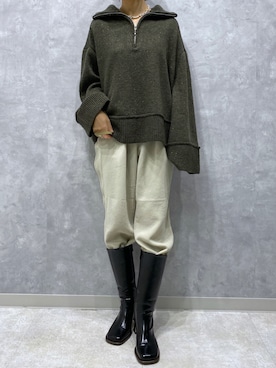 simさん(レディース・151cm)の冬コーディネート