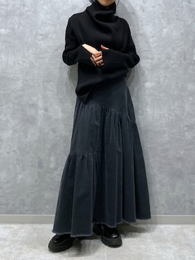 simさん（レディース・151cm）の冬コーディネート