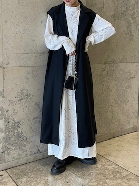 simさん（レディース・151cm）の冬コーディネート