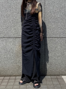 「MARTE（マルテ）のアイテム」を使った、simさん（レディース・151cm）の夏コーディネート