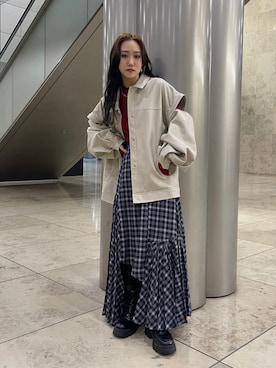 simさん（レディース・151cm）の秋コーディネート