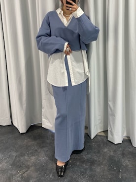 simさん（レディース・151cm）の冬コーディネート