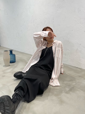 simさん（レディース・151cm）の春コーディネート