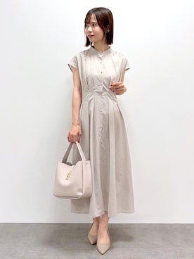 「OPAQUE.CLIP（オペークドットクリップ）のアイテム」を使った、kozuさん（レディース・148cm）の夏コーディネート
