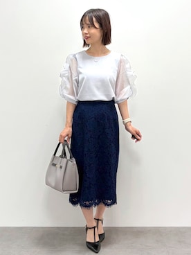 「OPAQUE.CLIP（オペークドットクリップ）のアイテム」を使った、kozuさん（レディース・148cm）の夏コーディネート