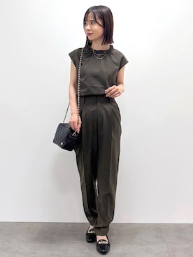 「OPAQUE.CLIP（オペークドットクリップ）のアイテム」を使った、kozuさん（レディース・148cm）の夏コーディネート
