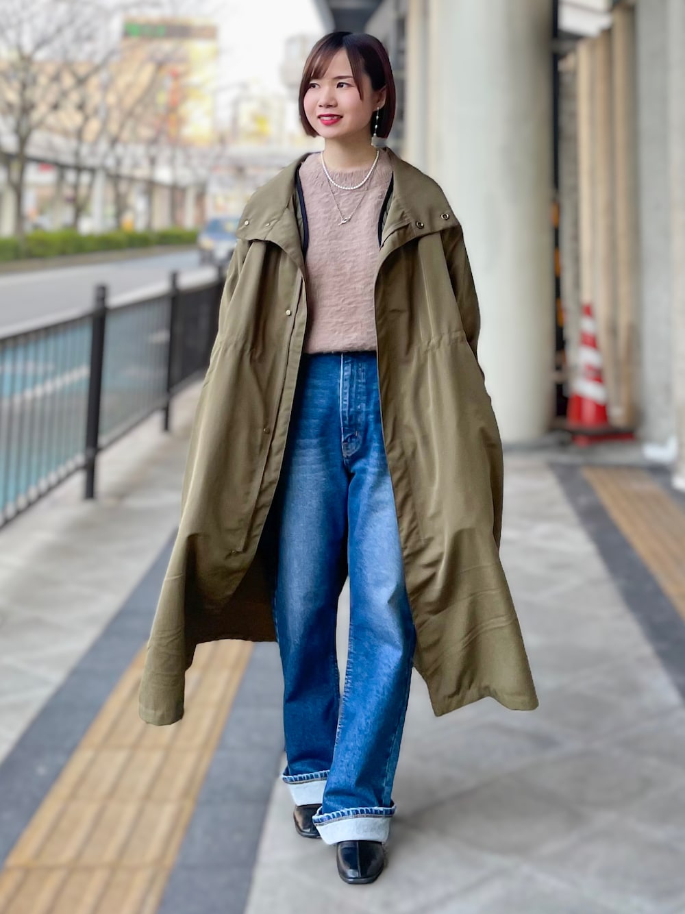 【THE TOÉ】ワイドフレアデニム THE SHOP TK （ザ ショップ ティーケー ）の「◇EDWIN別注デニムフレア