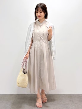 「OPAQUE.CLIP（オペークドットクリップ）のアイテム」を使った、kozuさん（レディース・148cm）の夏コーディネート
