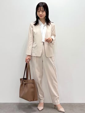 「index（インデックス）のアイテム（ジャケット/アウター）」を使った、kozuさん（レディース・148cm）の春コーディネート