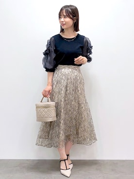「OPAQUE.CLIP（オペークドットクリップ）のアイテム」を使った、kozuさん（レディース・148cm）の夏コーディネート