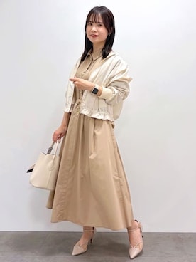「index（インデックス）のアイテム（テーラードジャケット）」を使った、kozuさん（レディース・148cm）の春コーディネート
