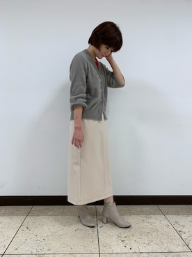 「ふわふわカーディガン」｜HIMIKO　そごう千葉店さん（レディース・159cm）の秋コーディネート
