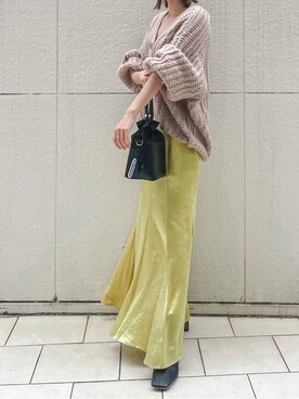 「スタイリング」｜「アイテム（ブーツ）」を使った、akariさん（レディース・154cm）の冬コーディネート