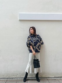 LagunaMoon - LagunaMoon / リブニットプルオーバー　ナローニットスカートセット ナローニットスカート｜ラグナムーン（LAGUNAMOON）公式通販