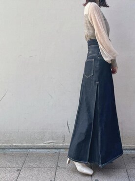 「スタイリング」｜「アイテム（ブーツ）」を使った、akariさん（レディース・154cm）の秋コーディネート